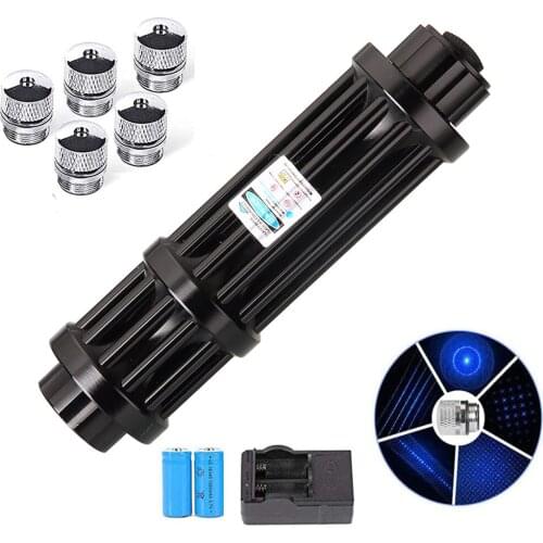 Blue High Power Laser Light Burning laser Signal Light Burning Match powerful laser burning Accessories for hunting weapons