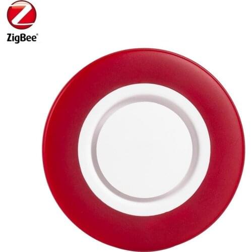 Heiman Zigbee3.0 Siren Alarm Strobe Flashing Siren Horn with 95DB Big Sounds Compatible with SmartThing Conbee Gateway Hub