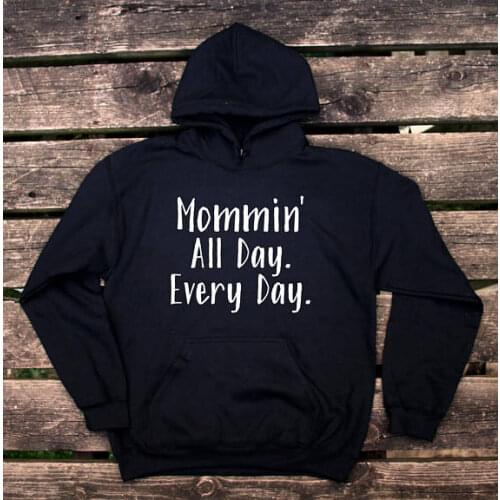 Fly As A Mother Hoodie Funny Trendy Mom Mommy Wife Gift Sweatshirt long sleeve casual tops Mom Fashion Hoodie drop ship