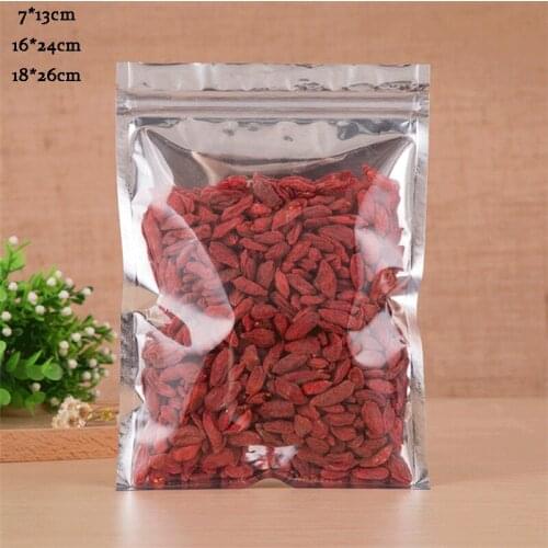 Thickened Self-supporting Bag Aluminum Foil Bag Nut&Candy& Tea &Snack Aluminum Foil Paper Kitchen Packing &Self-sealing Bag