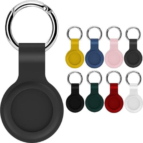 Protective Cover Location Tracker Silicone Case With Buckle for AirTags Tracker Soft Case For Airtags Accessories