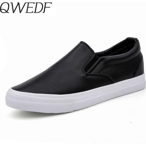 2019 Fashion Men Shoes Leather Men Loafers Moccasins Slip On Mens Flats Loafers Male Shoes Men Casual Shoes buty meskie K1-65