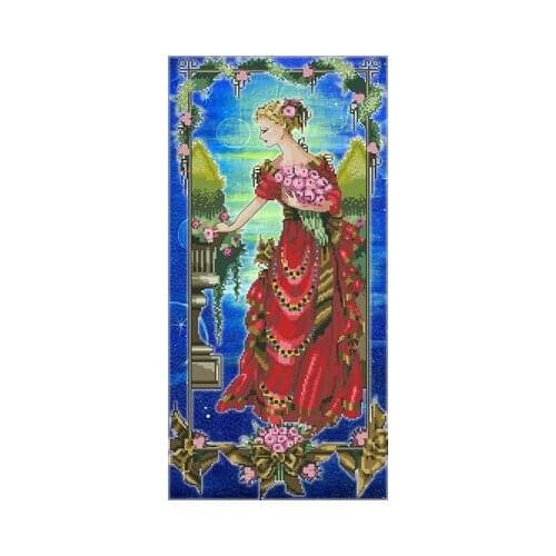 25-MD-86 with draw fabric cross-stitch cloth with beaded metal thread cross-stitch kit styles cross stitch kit