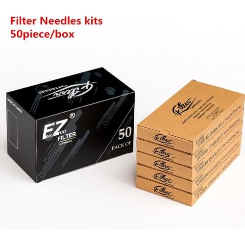 50Pcs Assorted FILTER Tattoo Cartridge Needles Mixed #10 #12 RL RS M1C M1 for Rotary Cartridge Tattoo Machine Pen Tattoo Girps