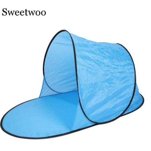 Automatic SunShade Beach Tent Foldable Pop Up Beach Shelter Camping Sun Shade Cover Tent Fishing Hiking With Bag