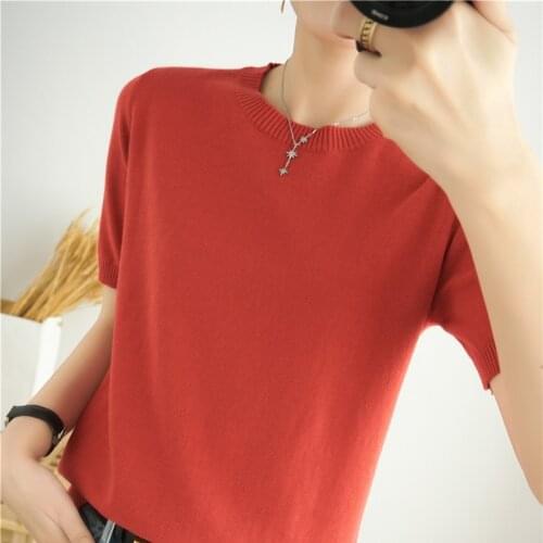 BEIERYANGSHE Women's Plain T-shirts