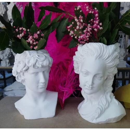 Caesar and juliet Flower pot WHITE