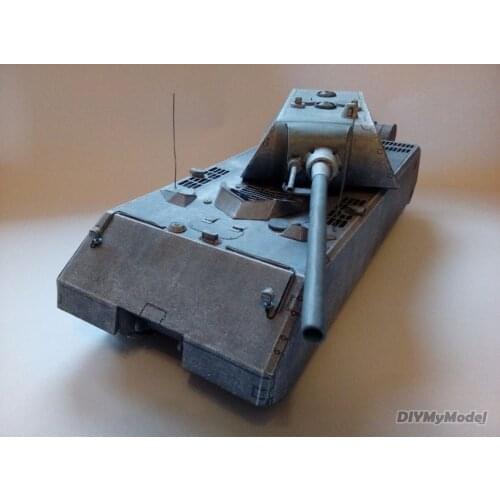 DIYMyModeI Early version of German rat tank DIY Handcraft Paper Model KIT Handmade Toy Puzzles Gift Movie props