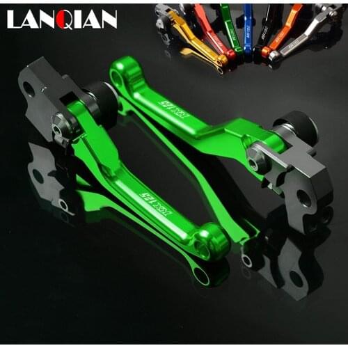 For Kawasaki KX125 Dirt Bike Pivot Lever Motorcycle Brake Clutch Lever KX125 2000 2001 2002 2003 2004 2005 CNC Accessories