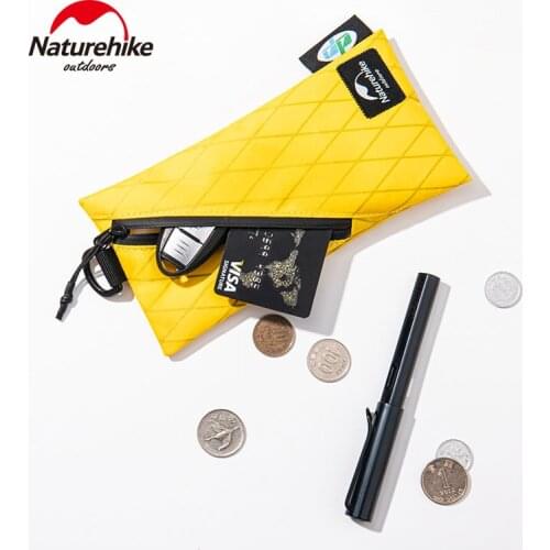 Naturehike Travel Coin Purse RFID Certificate Storage Bag XPAC Fabric 20g Ultralight Waterproof Portable Convenient