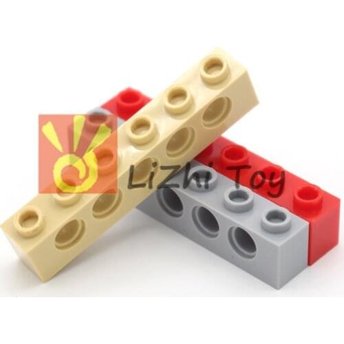Technology Brick 1x6 with Holes Thick Model Building Blocks Compatible with Accessories Particles Mechanical Science 3894