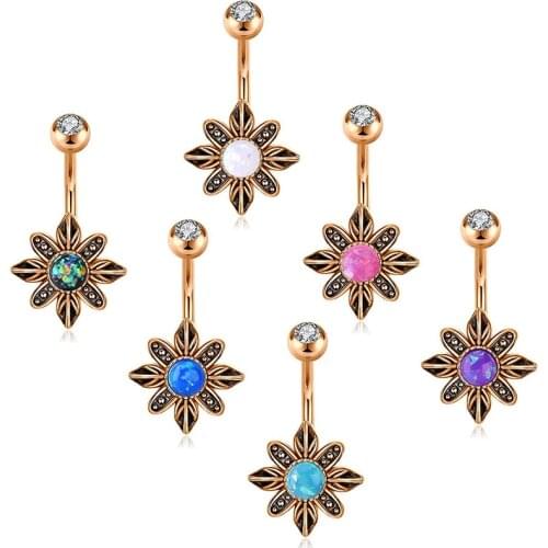 Belly Button Rings Surgical Stainless Steel 14G CZ Navel Belly Rings 3/8" 10mm Piercing Barbell Body Jewelry for Women Girls