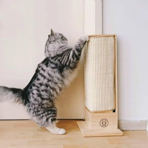 Cat Wall Corner Scratches Board Kitten Scratching Mat Sisal Post Tree Corner Guard Pet Scratcher Furniture Protector Cat Toys