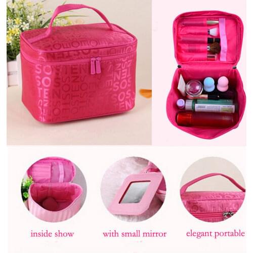 5 colors 2019 New Women Makeup Bag Cosmetic Bags Women Ladies Beauty Case Cosmetics Organizer Toiletry Bag Travel Wash Pouch