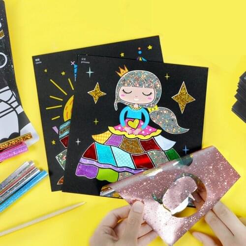 Magic Art Painting crafts kids childrens toys drawing educational toys Material crafts kids toys for girls toys for children 46