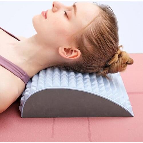 Neck Support Back Massager Stretcher Relief Spine Lumbar Shoulder Pain Cervical Spine Soothing Posture Corrector Fitness Device