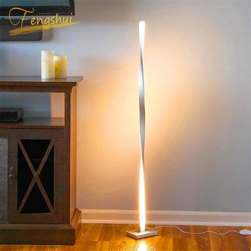 Modern LED Floor Lamps Lighting Living Room LED Floor Lamp Bedroom Dimming Nordic Office Standing Lamp Indoor Decor Floor Mirror