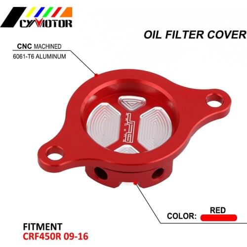 Motrocycle CNC Aluminum Cleaner Oil Filter Cover Set For HONDA CRF450R CRF 450R 09 10 11 12 13 14 15 16 2009 2010 2011 2012-2016