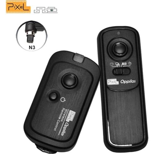 PIXEL RW-221 / N3 Wireless Shutter Release Remote Control Cable For Canon EOS 7D 5D 1D Series 6D 50D 40D 30D 20D 10D DSLR Camera