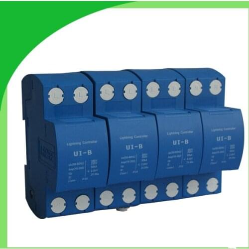 UI-B 385V 50ka 4pole Surge Absorber Surge Suppressor Lightning Surge Protector