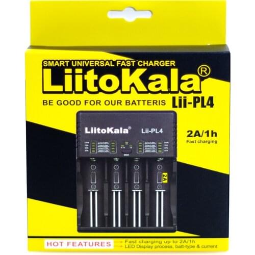 Liitokala Lii-PD4 LCD Lii-PL4 3.7V 18650 18350 18500 21700 20700B 20700 14500 26650 1.2V AA AAA NiMH lithium-battery Charger