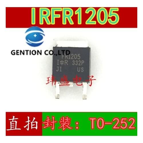 20PCS MOS field effect tube TO FR1205 IRFR1205 IR-252 large amount of the price in stock 100% new and original