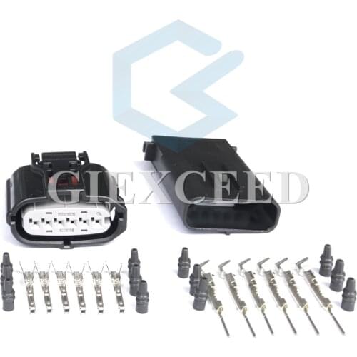 6 Pin 12831 6189-7100 TS 025 Automotive Accelerator Pedal Connector MAF Reversing Radar Socket For Toyota Subaru Mazda