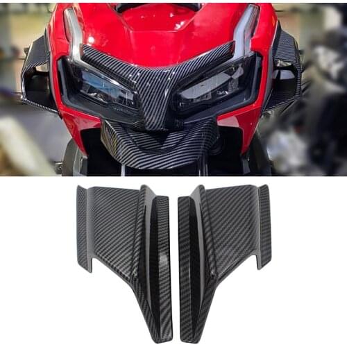 For Honda ADV 150 2019 2020 2021 Motorcycle Full Fairing Kit Protection Carbon Black ABS Plastic Side Wing Protective Cover