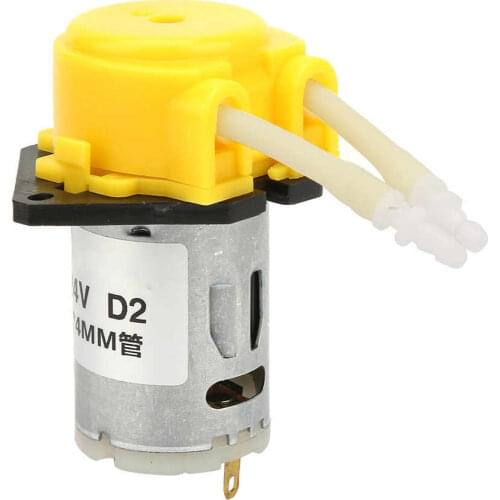 DC 24V D-2 2*4mm DIY Peristaltic Liquid Pump Dosing Pump for Analytic