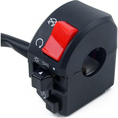 Function Motor Switches 22mm Light Electric Start Controller Handlebar