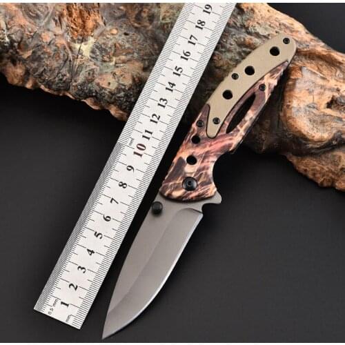 G10 Handle-57HRC Folding Knife 440 Stainless Steel Outdoor Multifunctional Survival Knife Camping Hunting Knifes