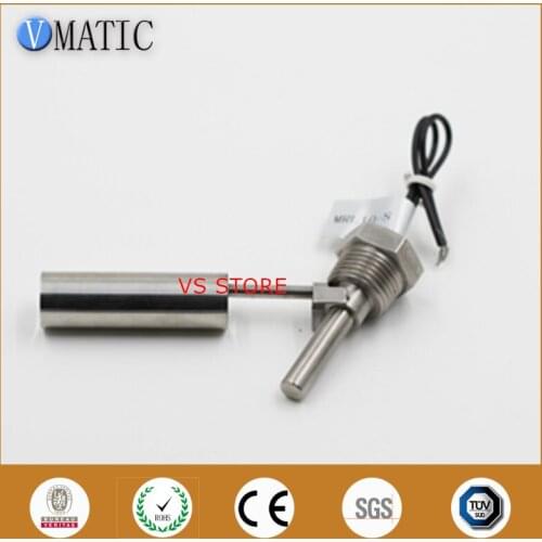 Free Shipping Stainless Steel 90 Degrees Side Mounted Fitting Sensors Inductive Float Boiler Water Level Sensor VCL10