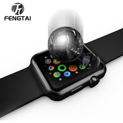2pcs 10D Curved Screen Protector Film On The For Apple Watch 4 3 2 1 Hydrogel Film For Apple Watch 38 40 42 44mm Protective