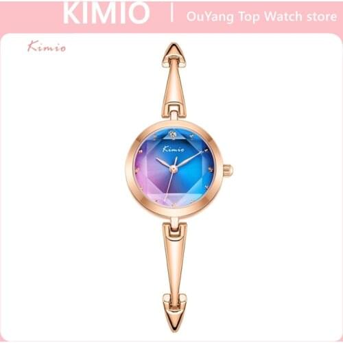 KIMIO Color Women Watches Bracelet Watch Ladies Luxury Jewelry Design Quartz Watch Women Clock Mechanism WristWatches For Women