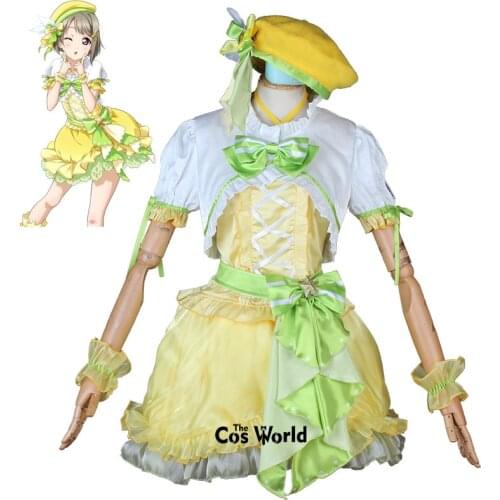 Love Live! Nijigasaki High School Idol Club Nakasu Kasumi Dress Uniform Outfit Anime Cosplay Costumes