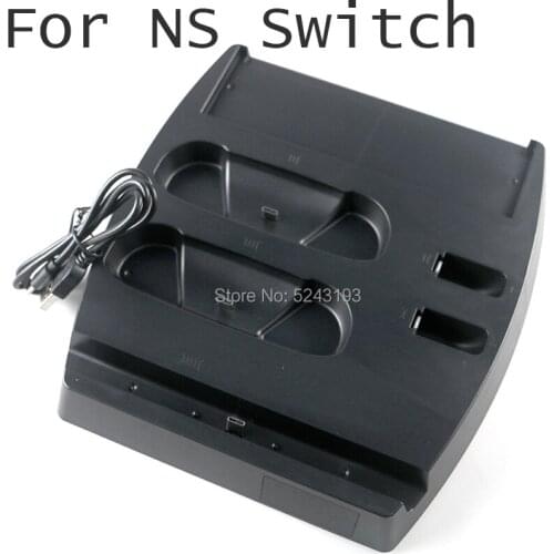 Multi-functional Fast Charging Station Dock Storging Holder for Nintend Switch NS Console Charger Stand for NS Switch Console