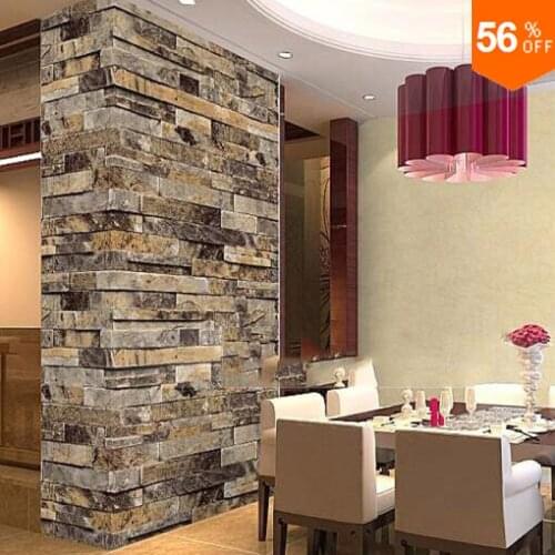 Wallpapers Novelty Stone Wallpaper modern Stone Brick wallpaper brick wall 3d background wall wallpaper for living Room