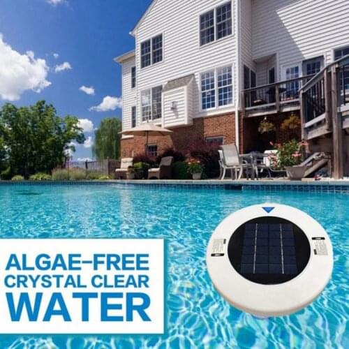 Solar Copper Silver Ion Swimming Pool Purifier Water Purifier Kills Algae Solar Pool Ionizer Outdoor Hot Tubs Pool Disinfection