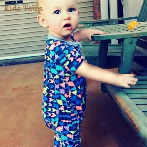 PQ005 2019 new summer childrens overalls clothes for girls sliders 0-24m infant rompers for newborns Clothes for little boys