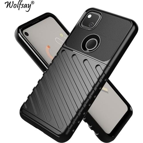Rugged Fiber Cover For Google Pixel 4a Case Shockproof Full Cover Phone Case For Google Pixel 4a Case For Google Pixel 4 4a 4XL