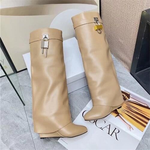 Женские высокие ботинки Qmiiyall China At AliExpress