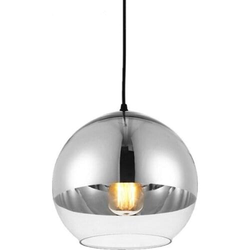 Luminaire suspendu deco maison glass living room Home Decoration E27 Light Fixture bedroom hanging ceiling lamps deco chambre