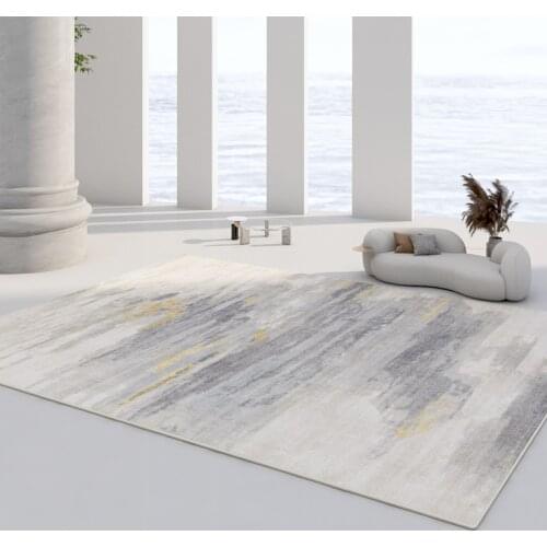 Nordic Abstract Luxury Room Carpet Bedside Anti-skid Hall Rugs for Bedroom Decor Living Room Carpet Sofa Coffee Table Floor Mat