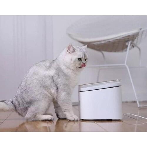 Mijia Smart Pets Water Dispenser 2L Mute Cat Dog Pet Electric Drinking Bowl Automatically Add Water Filter Connect Mi Home App