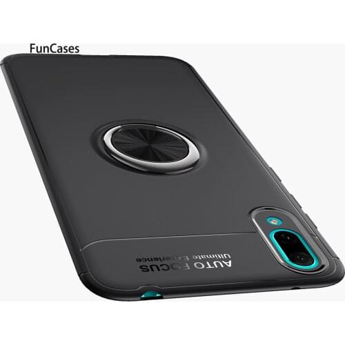 Bright Phone Bags Cases For estojo Huawei Enjoy 9 Cool Soft TPU Cover sFor Huawei hoesje Y7 Pro 2019 Coques Flip Case Capinhas