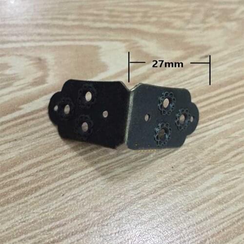 Bulk Iron Furniture Fittings Vintage Decor Corner Bracket Wooden Box Case Feet Leg Corner Pattern Carved Protector,200Pcs