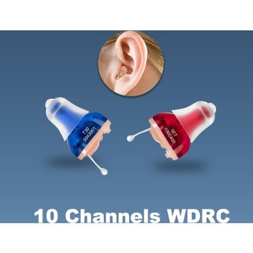 10-Channels ITC Hearing Aid T30 Audifonos Adjustable Volume Control Hearing Aids Small Senior digital Sound Amplifier