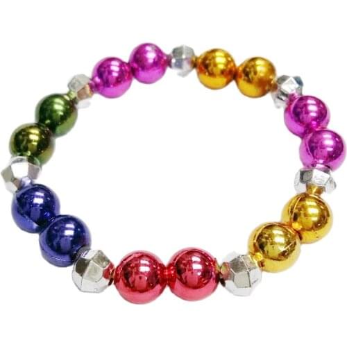 2pc Bohemian Hawaii shining Bracelet Hair Band for Girls Pinata Party Favor Game Gift Charm Beads Pinata Birthday Novelty Prize