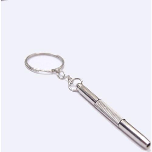 2000 pcs Hot sale Mini 3 in 1 Keychain Screwdriver Mobile phone Eyeglass Sunglasses Watch Repair Kit Tools