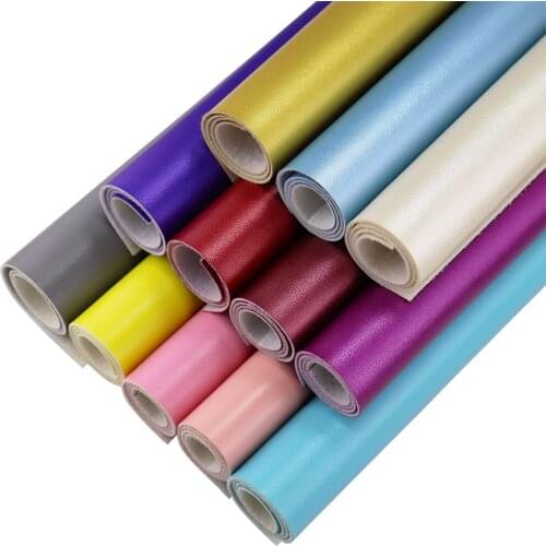 30x134cm Smooth Soft Faux PU Artificial Synthetic Leather Fabric Roll For Bows Bags DIY Material BH023